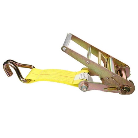 Us Cargo Control 4" x 11" Fixed End w/ Ratchet and Wire Hook 8502FEWH